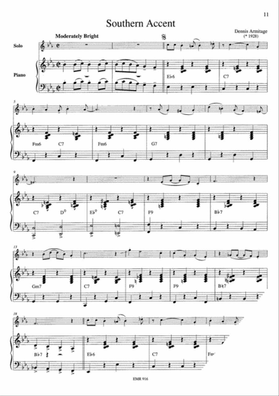 Dixieland Flute Duet scores gallery preview page 6
