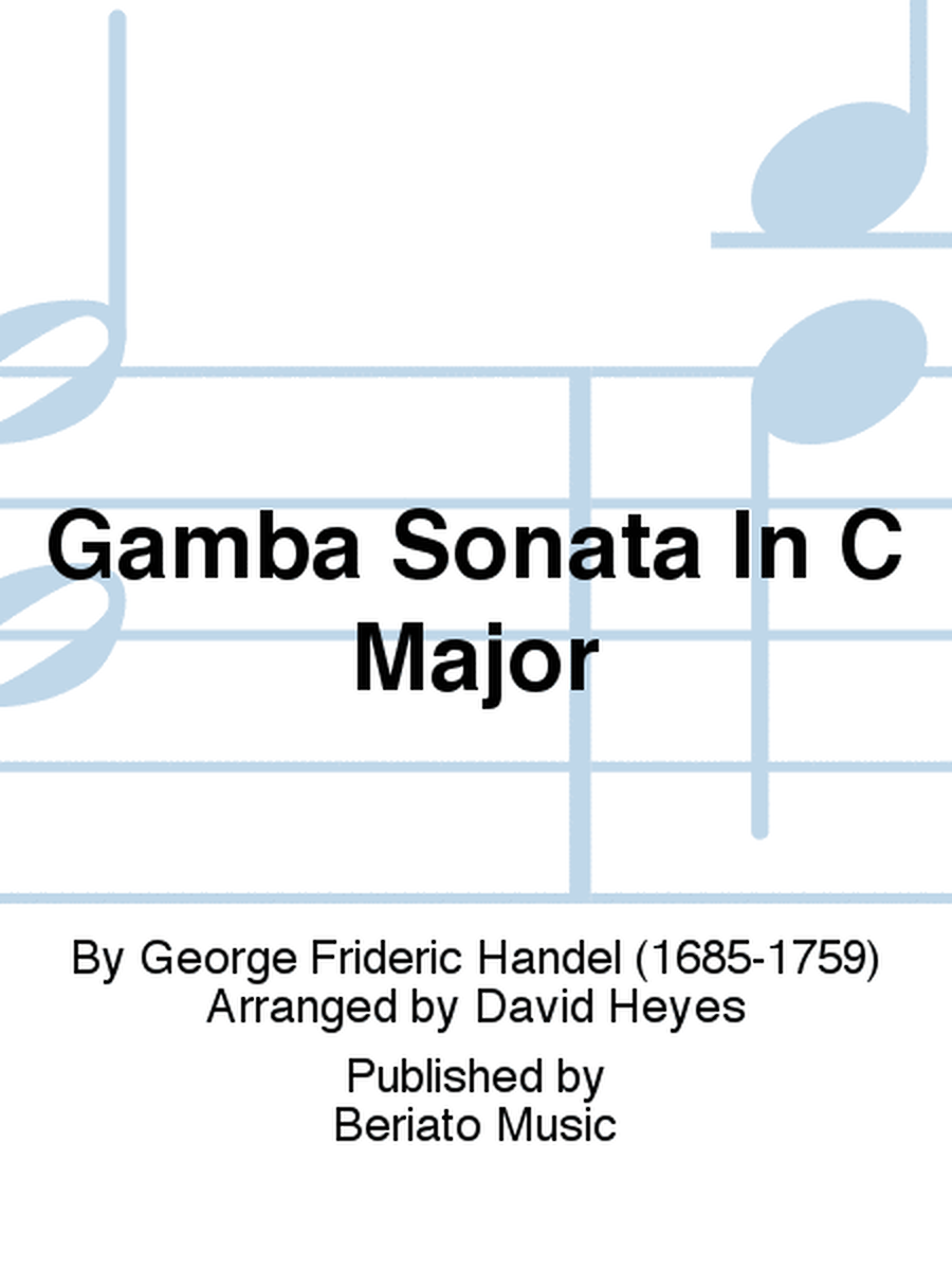 Gamba Sonata In C Major