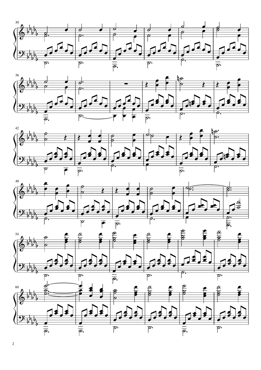 Dark Sky Island Piano Solo scores gallery preview page 2