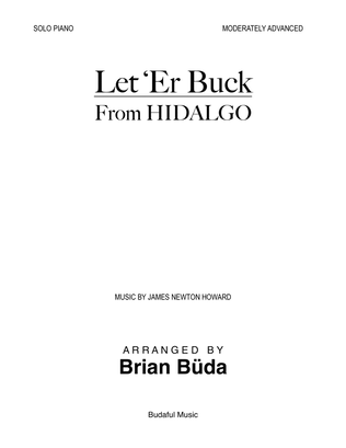 Book cover for Let 'er Buck