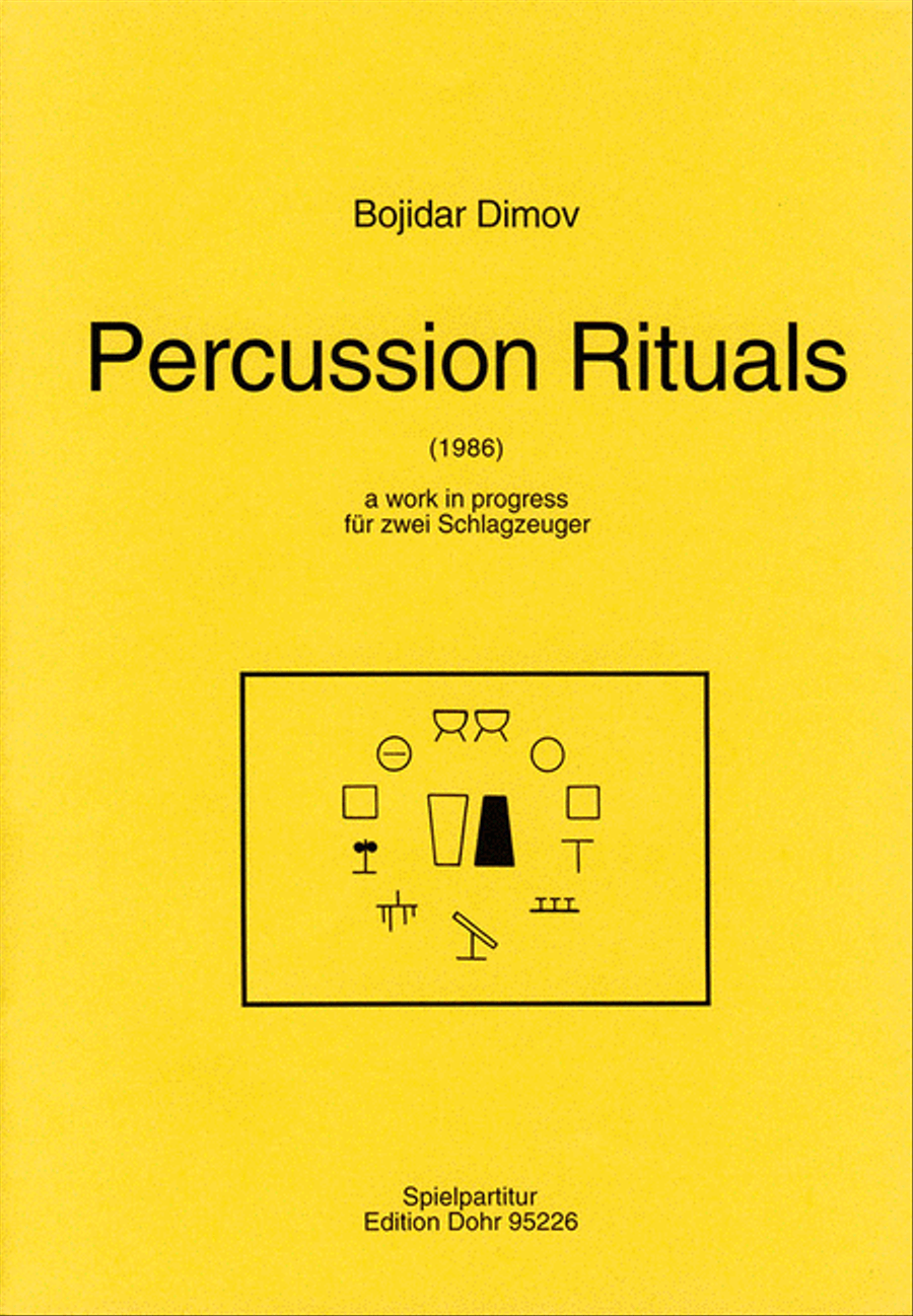 Percussion Rituals für zwei Schlagzeuger (1986) -a work in progress- (Berthold Kühn's Gemälde 