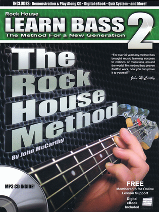 Book cover for The Rock House Method: Learn Bass 2