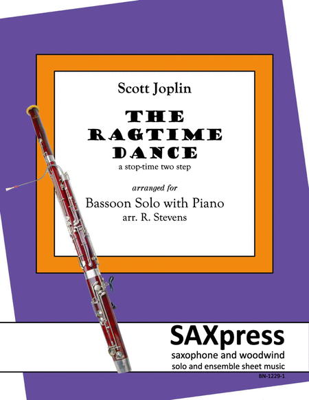 The Ragtime Dance - Scott Joplin - BASSOON SOLO with piano image number null