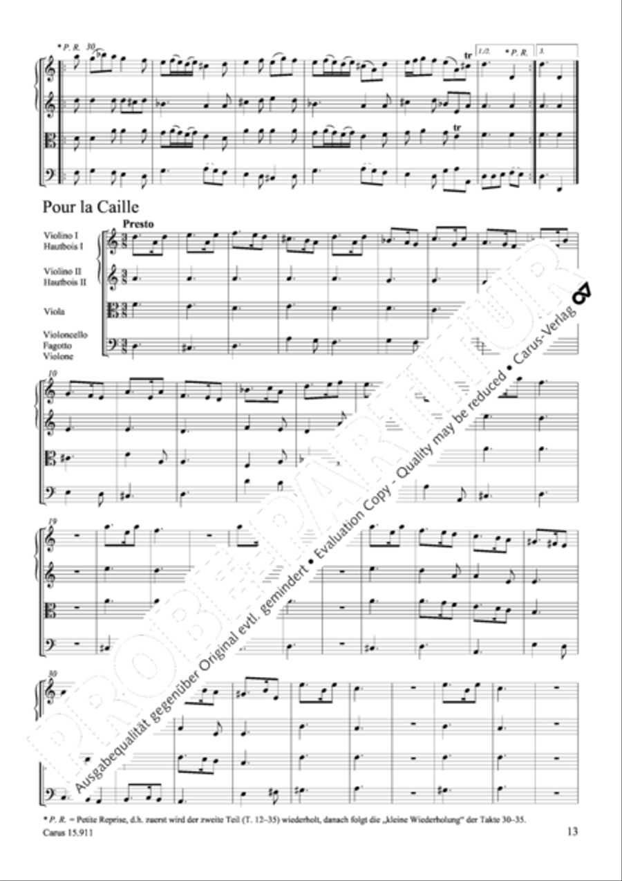 Ouverture in d Oboe scores gallery preview page 14