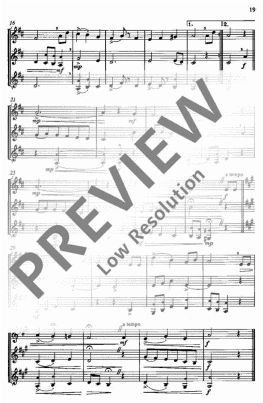 Dance Movements from Europe Performance Score scores gallery preview page 20