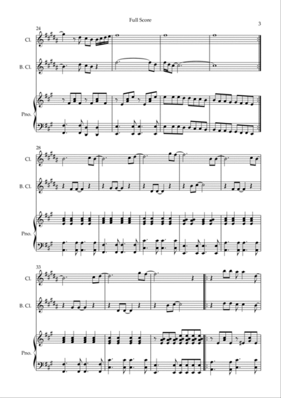 You Got It You Got It Woodwind Duet scores gallery preview page 3