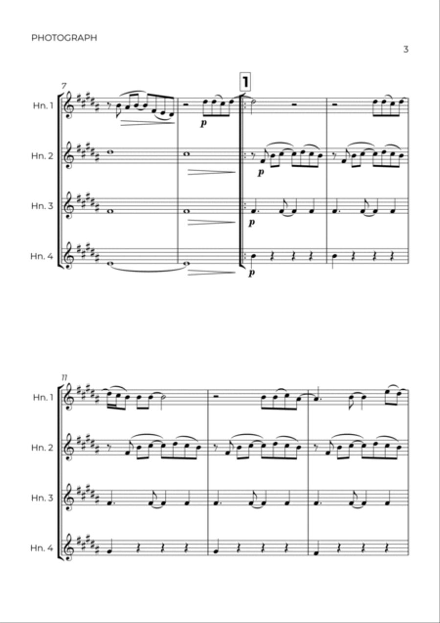 Photograph Photograph Brass Ensemble scores gallery preview page 3