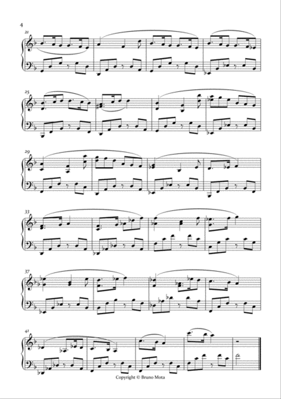 Four Little Pieces for Piano Op.1 Piano Solo scores gallery preview page 4
