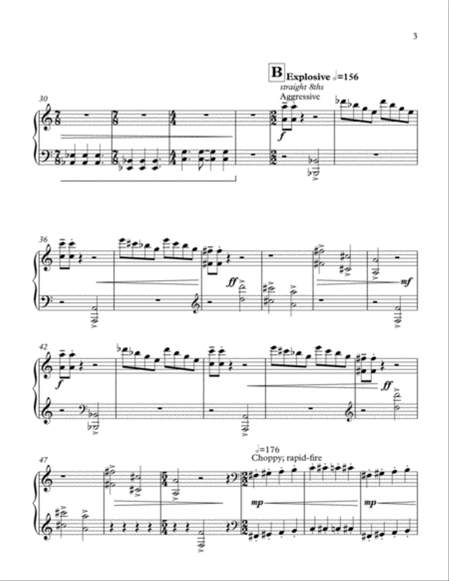 Quandary!! Piano Solo scores gallery preview page 3