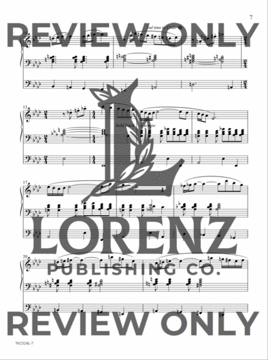 The Sacred Organ Library, Vol. 10 Organ Solo scores gallery preview page 5