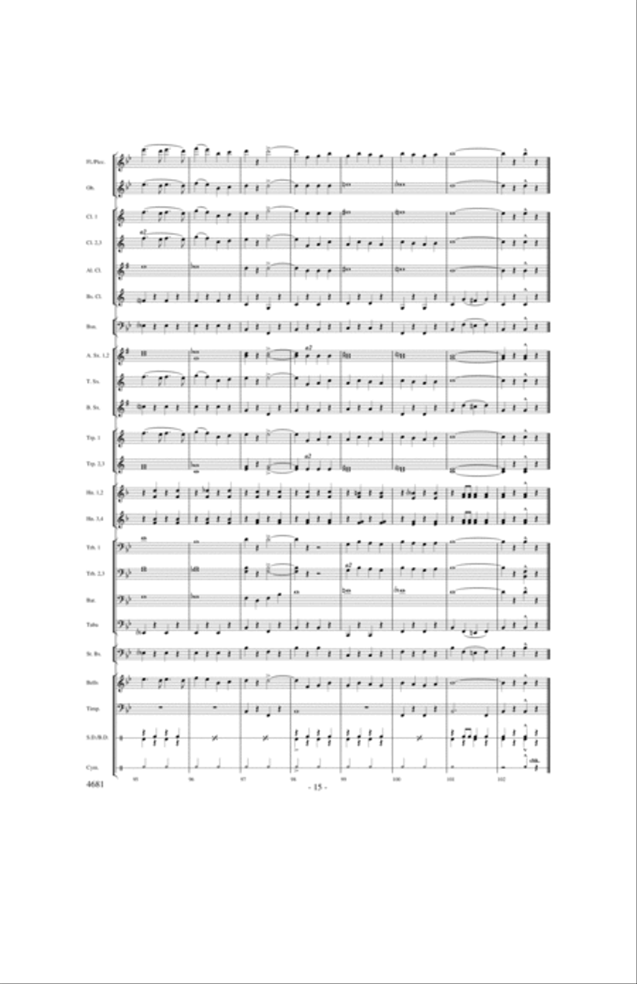 Gallant Marines Gallant Marines Concert Band scores gallery preview page 14