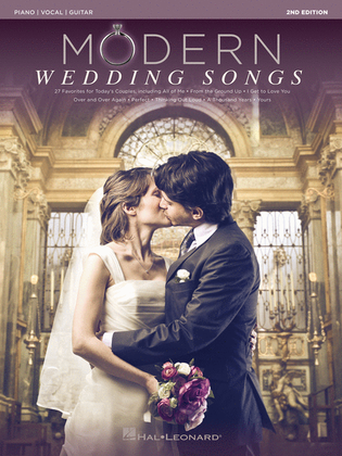 Book cover for Modern Wedding Songs - 2nd Edition