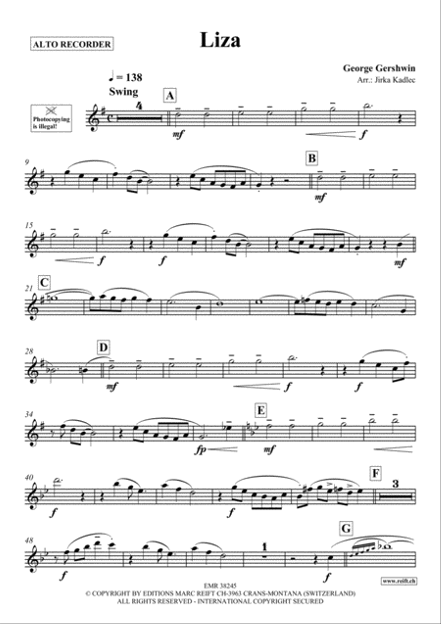 Liza Alto Recorder scores gallery preview page 2