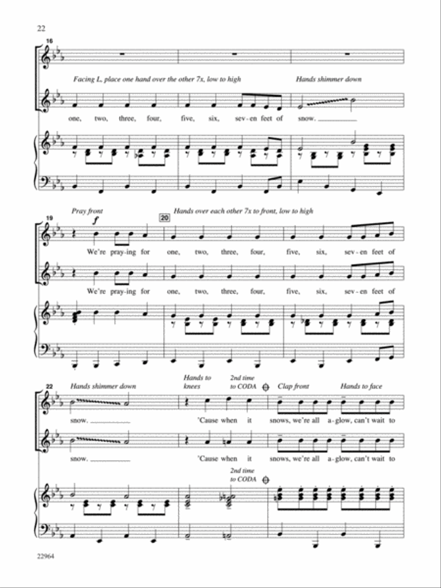 The Big Chill - Teacher's Handbook Unison Choir scores gallery preview page 26