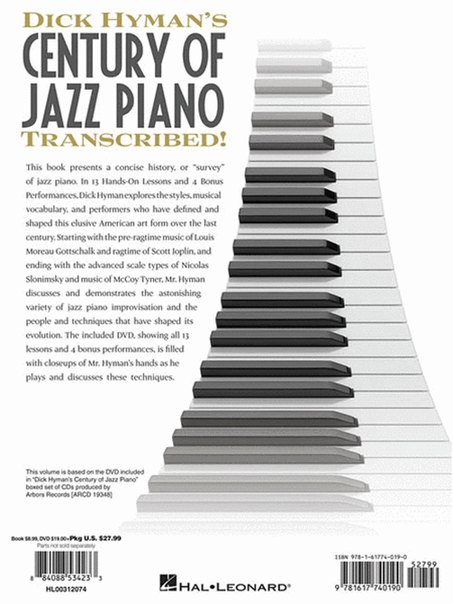 Dick Hyman's Century of Jazz Piano – Transcribed!