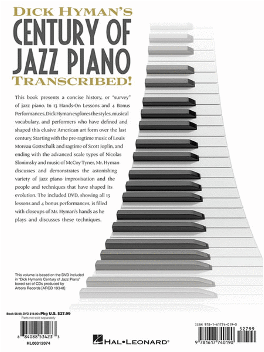 Dick Hyman's Century of Jazz Piano – Transcribed!