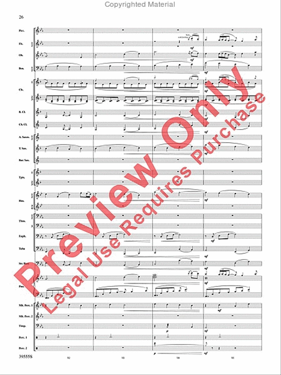And Hope Led Them Home And Hope Led Them Home Concert Band scores gallery preview page 27
