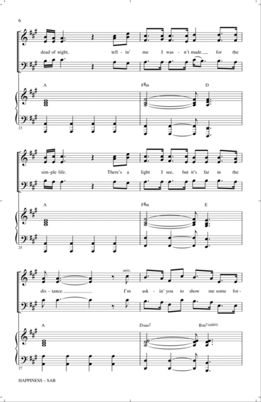 Happiness 3-Part scores gallery preview page 5