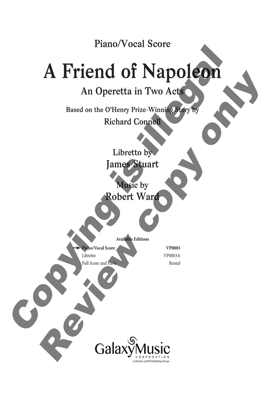 A Friend of Napoleon A Friend of Napoleon 4-Part scores gallery preview page 2