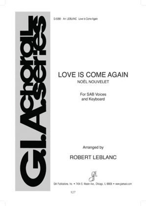 Love Is Come Again