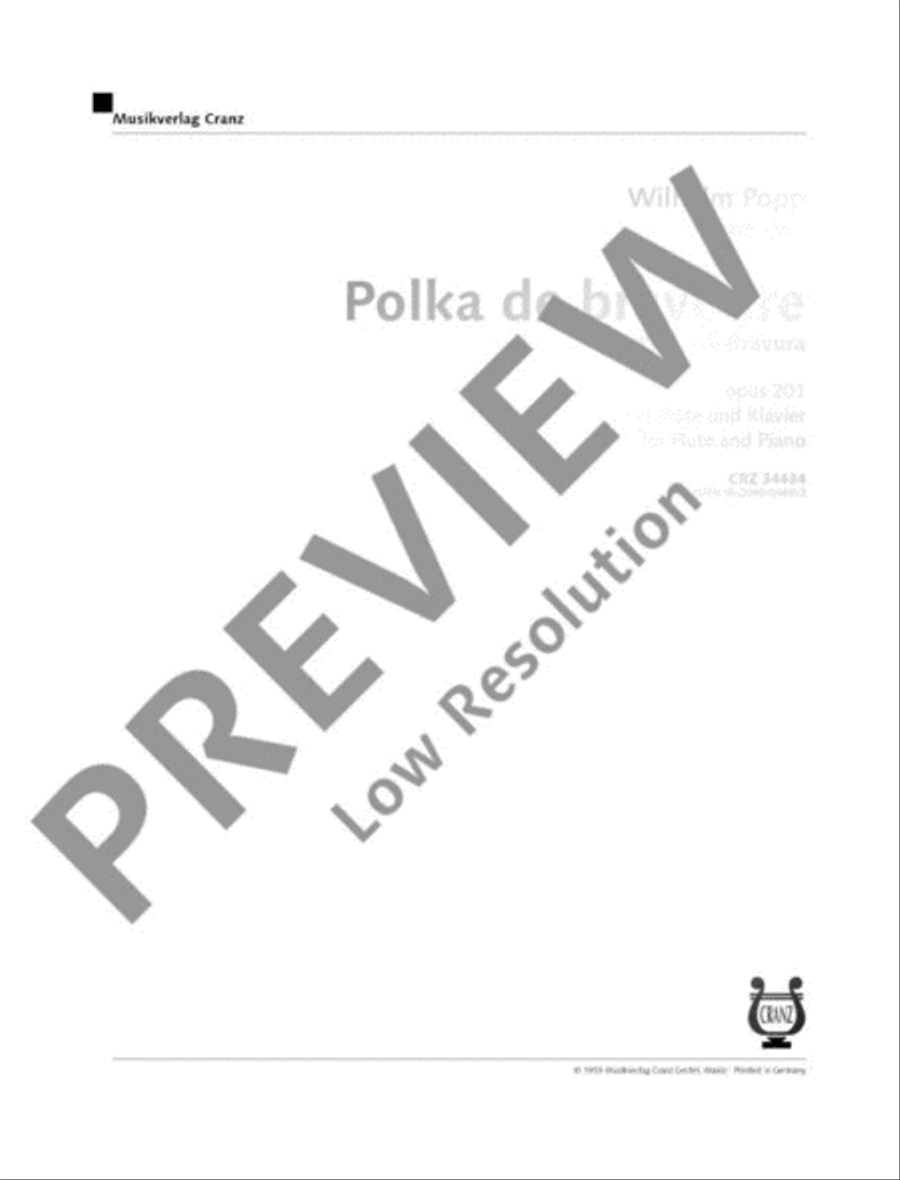 Polka de bravoure Flute Solo scores gallery preview page 2