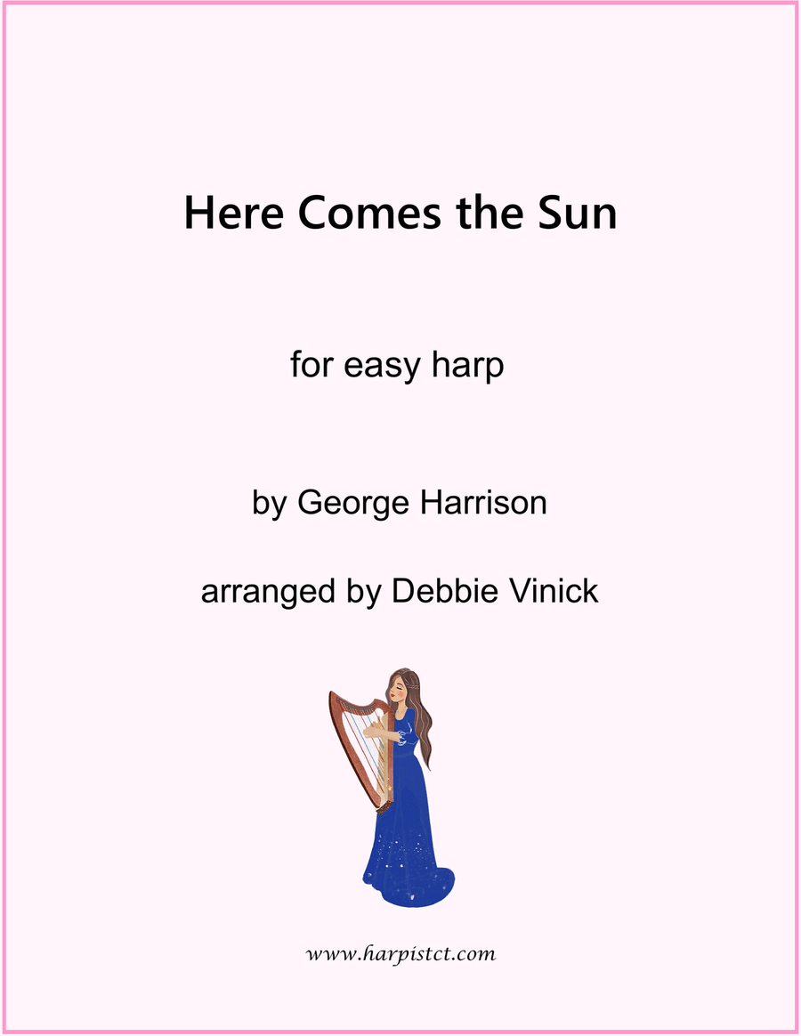 Here Comes The Sun Celtic Harp scores gallery preview page 1