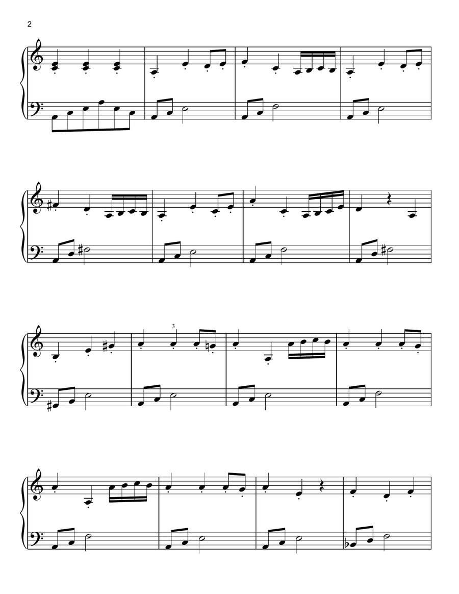 Spider-Man: No Way Home (Main Theme) Easy Piano scores gallery preview page 2