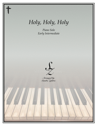 Book cover for Holy, Holy, Holy (early intermediate piano solo)