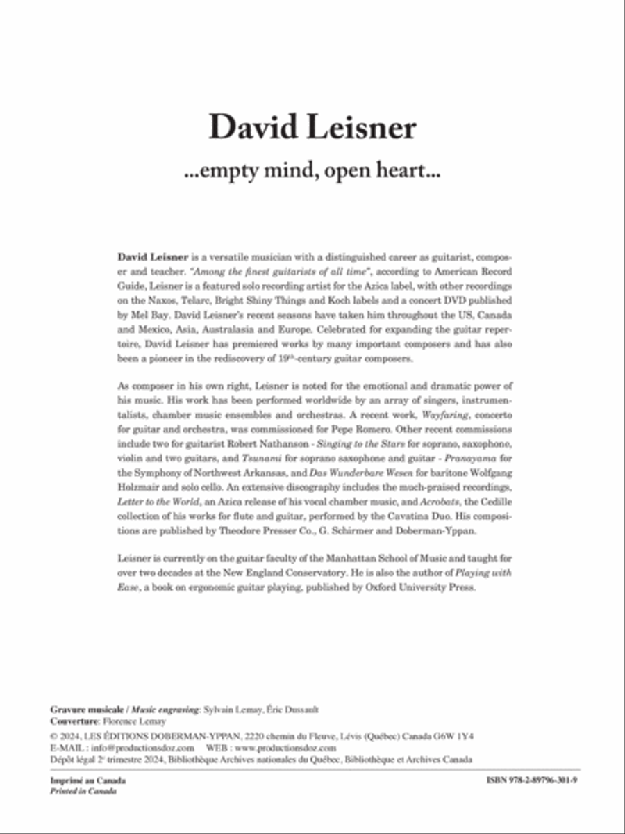 ...empty mind, open heart... Classical Guitar scores gallery preview page 2