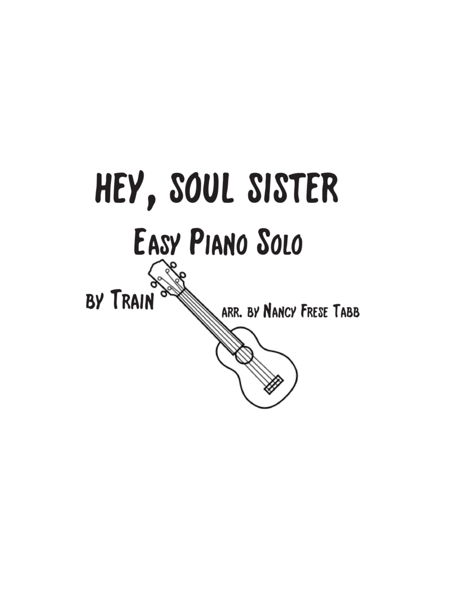 Hey, Soul Sister Easy Piano scores gallery preview page 1