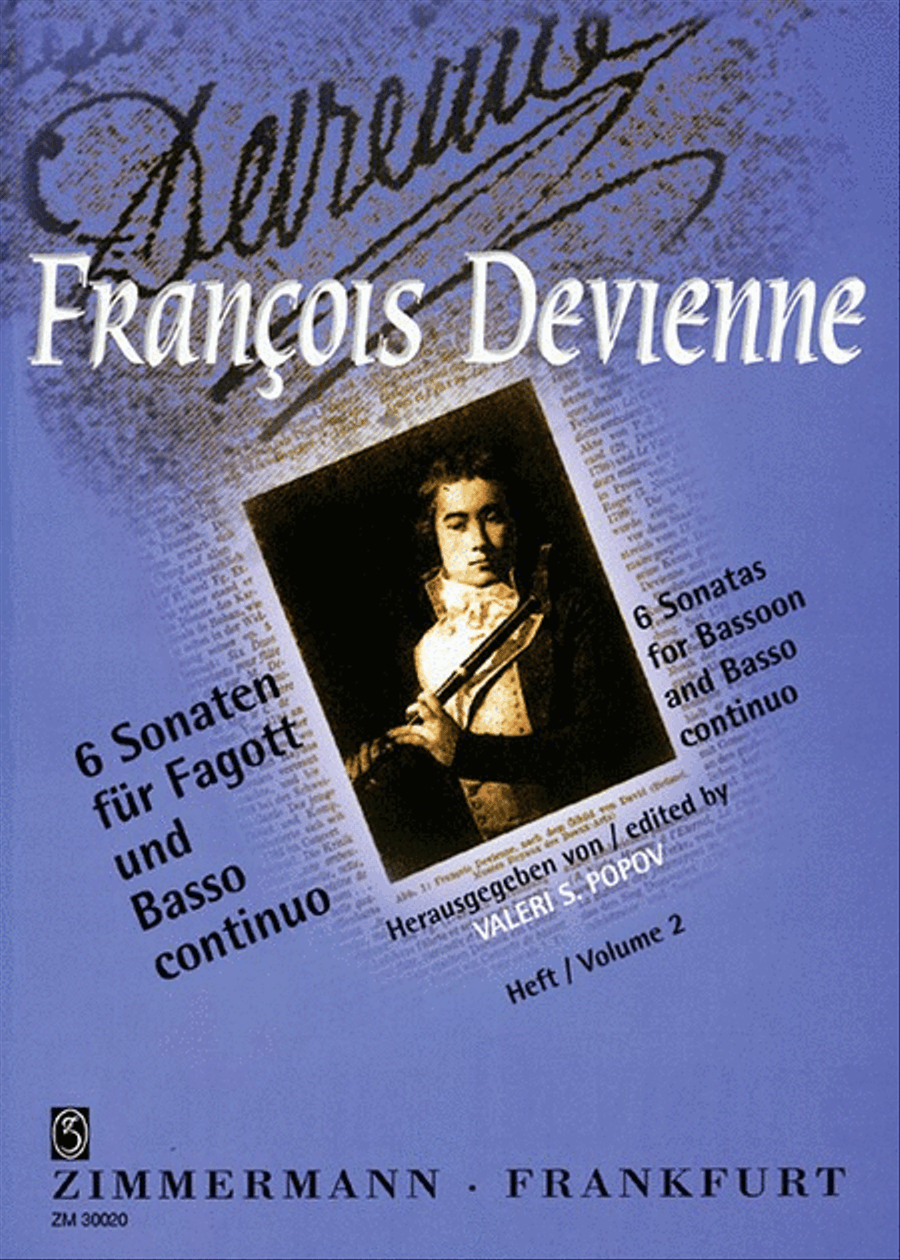 6 Sonatas Heft 2 Bassoon scores gallery preview page 1