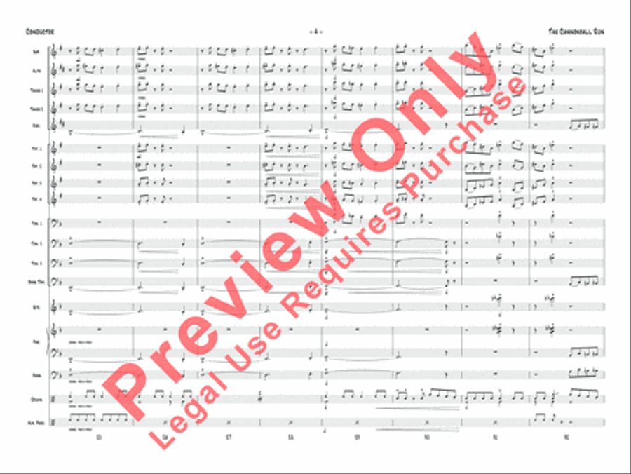 The Cannonball Run Jazz Ensemble scores gallery preview page 5