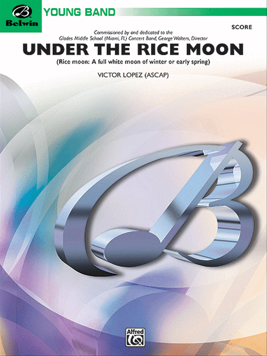 Under the Rice Moon Concert Band scores gallery preview page 1