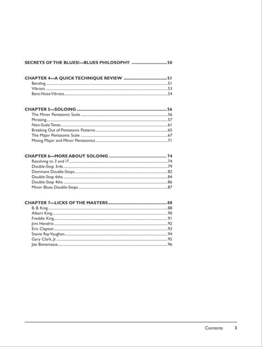 Complete Blues Guitar Method Electric Guitar scores gallery preview page 3