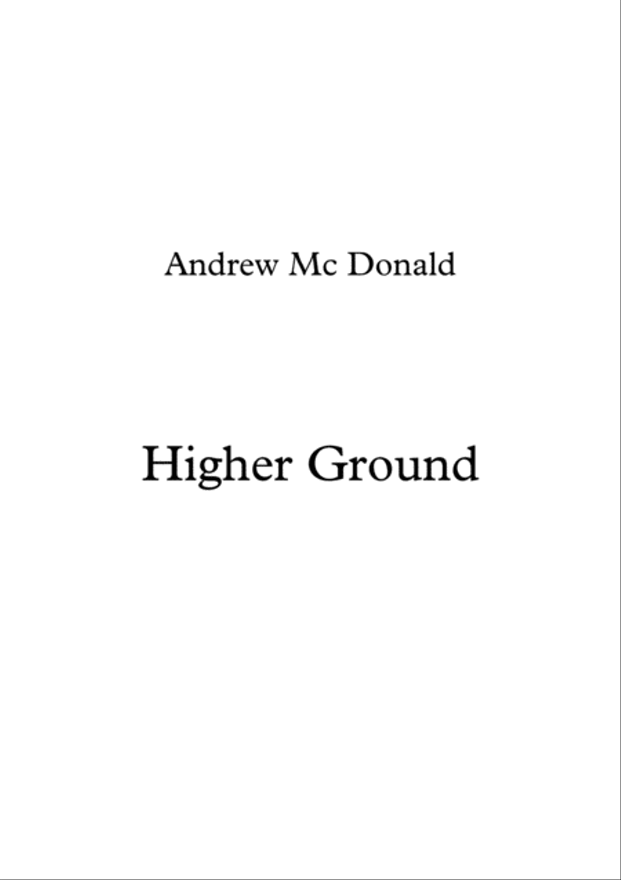 Higher Ground Higher Ground Voice scores gallery preview page 1