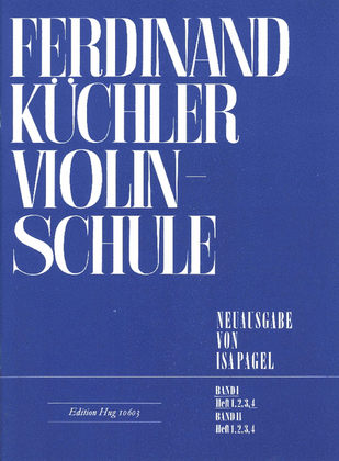 Book cover for Violinschule Band 1 Heft 4