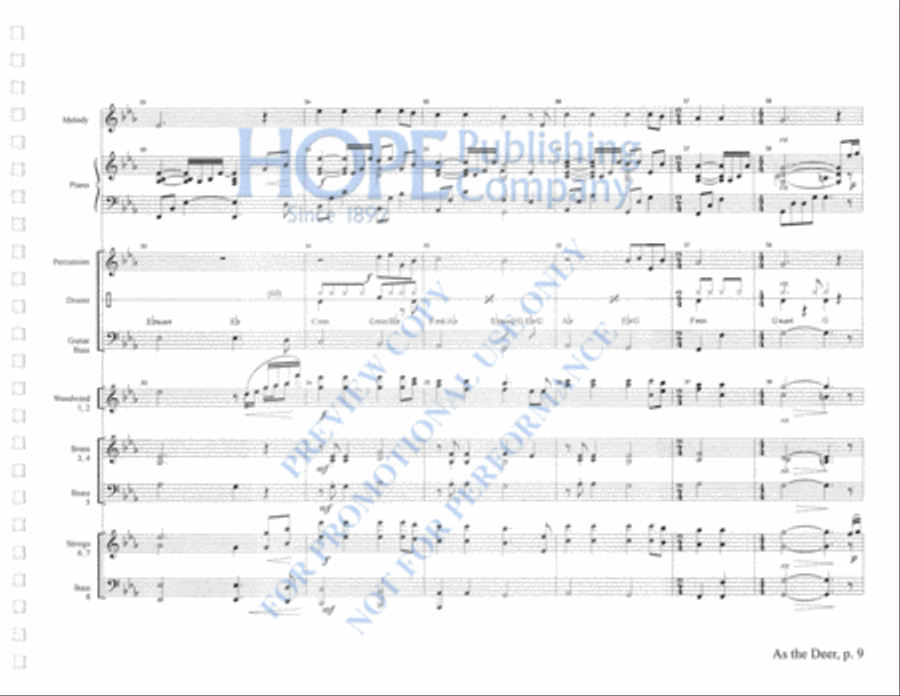 Praise Him with Instruments Orchestra scores gallery preview page 13