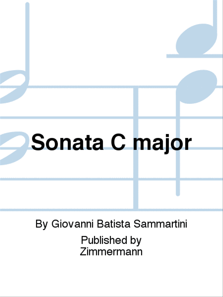 Sonata C major Violin scores gallery preview page 1
