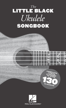 Book cover for The Little Black Ukulele Songbook