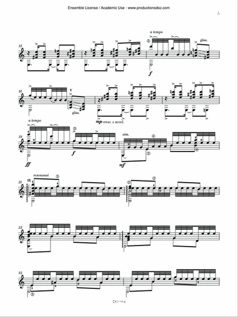 Learn & Conquer Guitar Repertoire, advanced 1 Classical Guitar scores gallery preview page 5