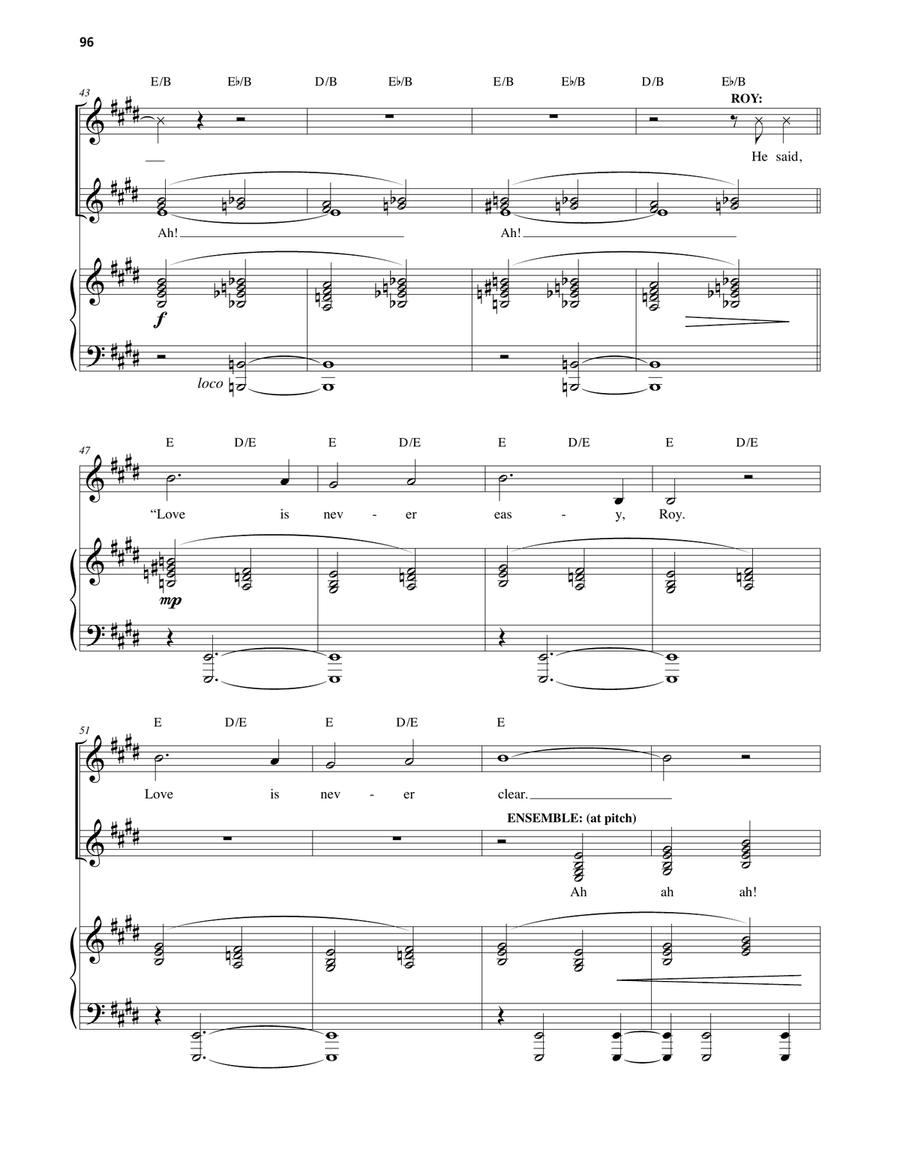 Higher Love (from Honeymoon in Vegas) Voice scores gallery preview page 5