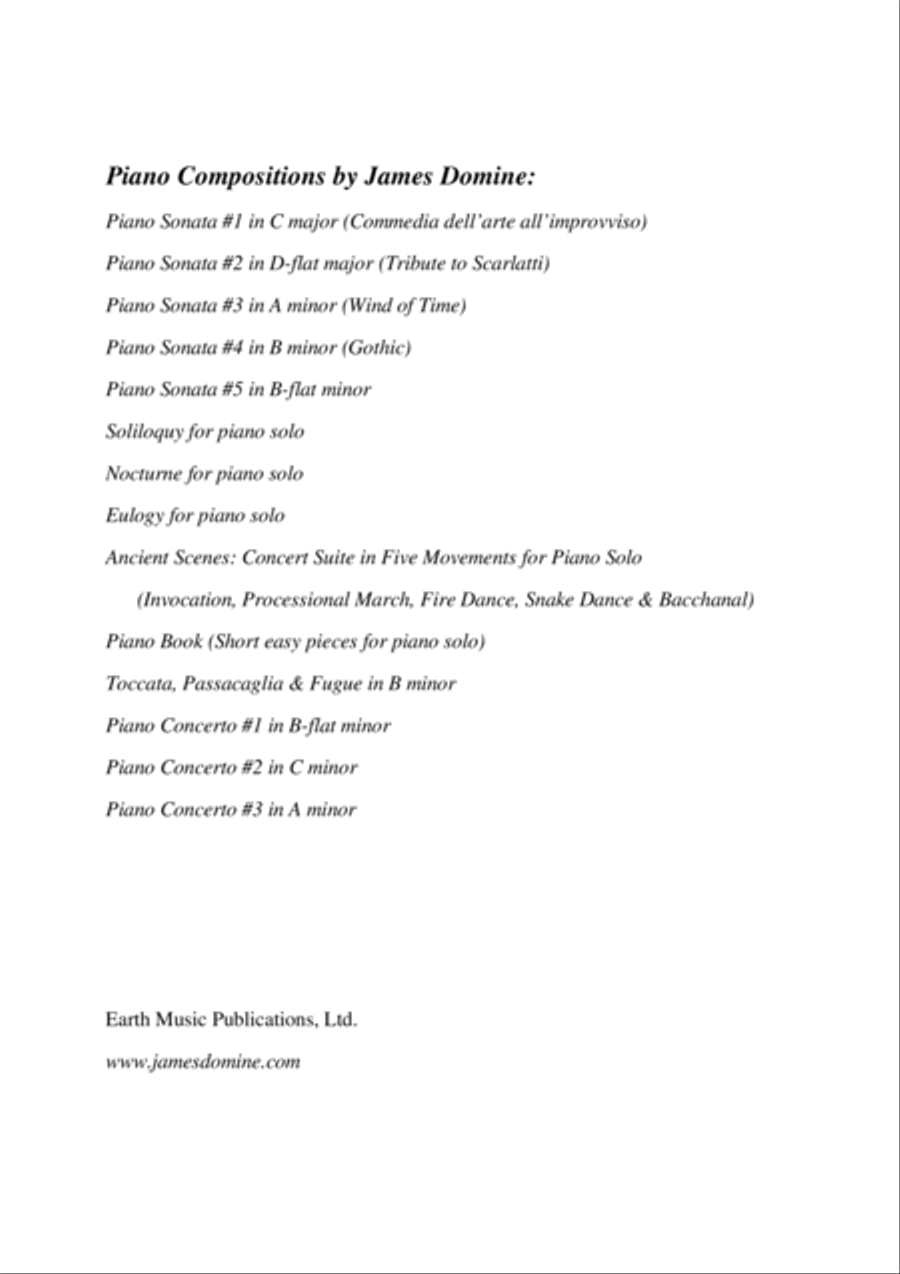 Piano Suite #1 (Ancient Scenes) Piano Solo scores gallery preview page 3