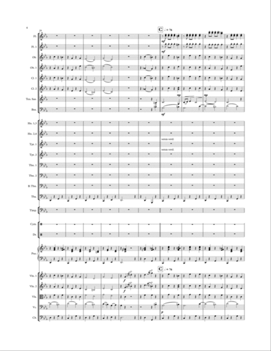 Poor Unfortunate Souls Full Orchestra scores gallery preview page 4