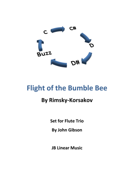 Flight of the Bumble Bee for flute trio image number null