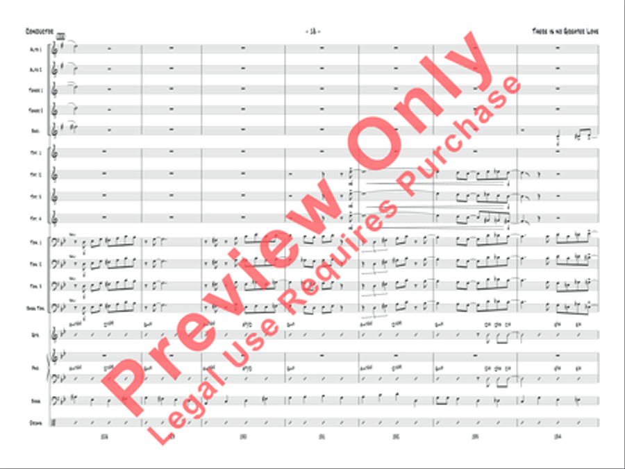 There Is No Greater Love Jazz Ensemble scores gallery preview page 47