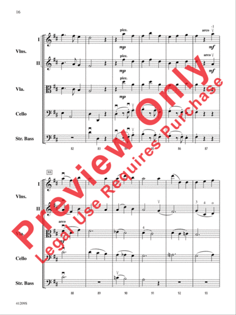 The Wizard of Oz String Orchestra scores gallery preview page 17