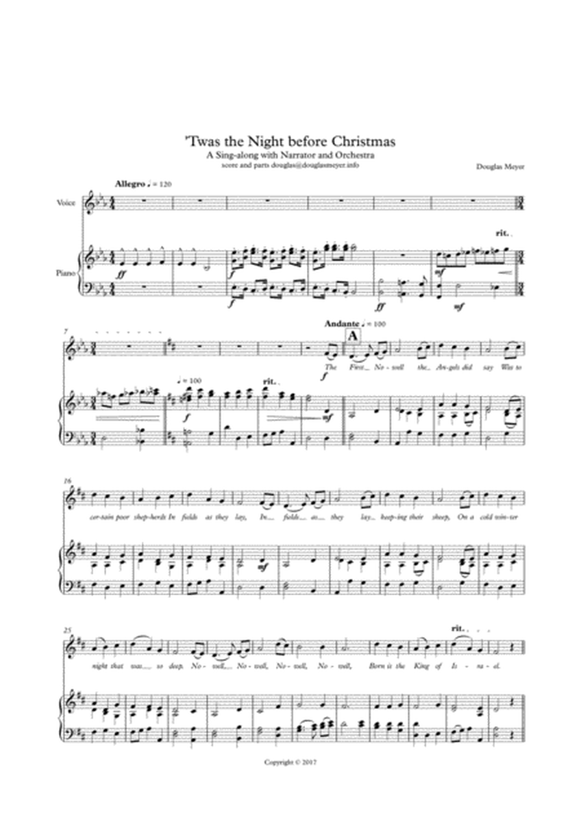 Twas the Night Before Christmas - Sing-along with narration image number null