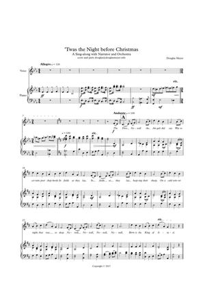 Twas the Night Before Christmas - Sing-along with narration