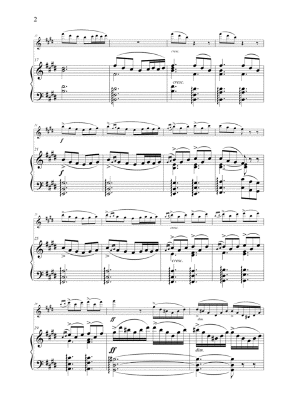 Grieg Peer Gynt Suite No 1 Op 46 Flute Solo scores gallery preview page 3