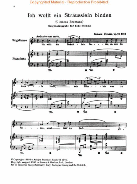 The Brentano Songs, Op. 68